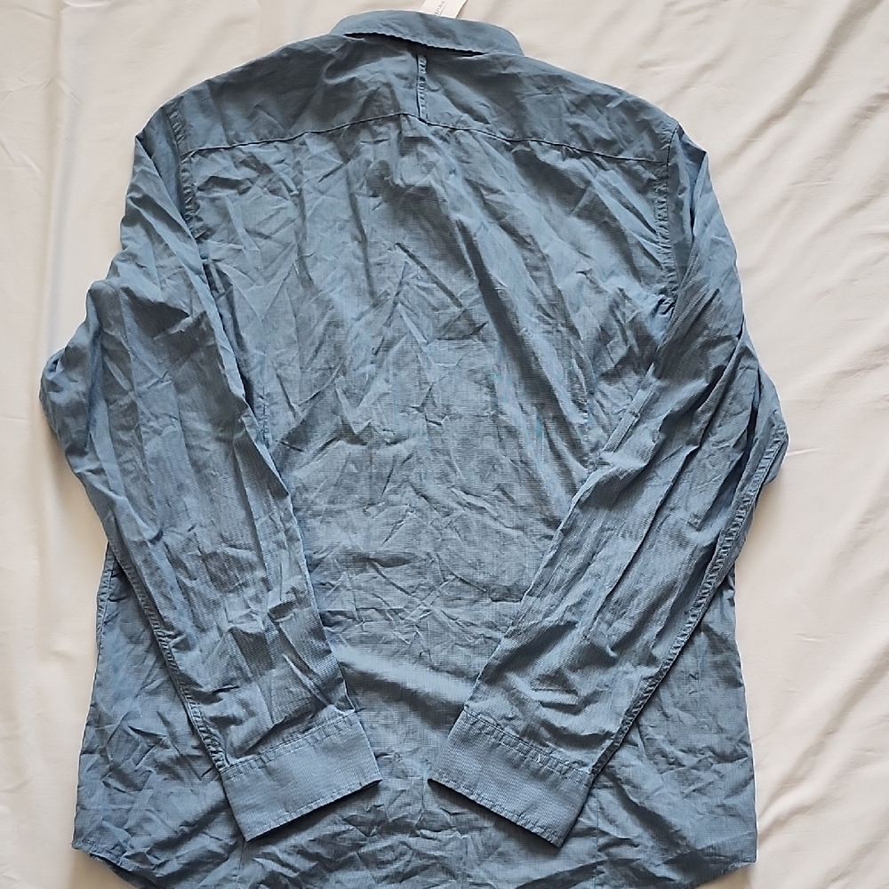 Banana Republic Casual Blue Button-Down Shirt - Picture 8 of 8